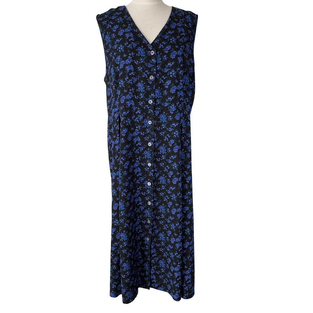 Vtg Two-Twenty Collection Blair Womens L Dress Jumper Y2K Cottagecore Feminine